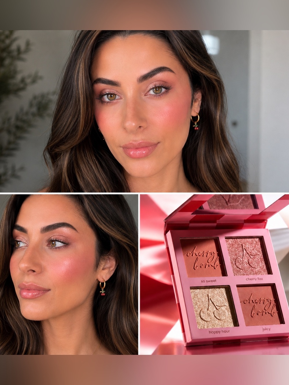 Ciaté London Cherry Bomb Blush & Highlighter Palette